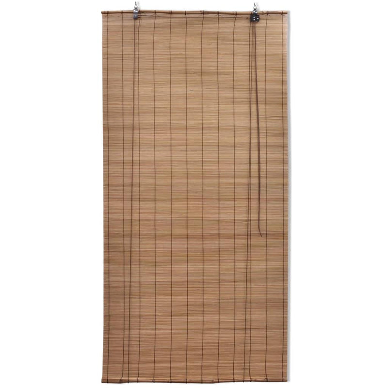 Bambusrollos 2 Stk. 120x220 cm Braun