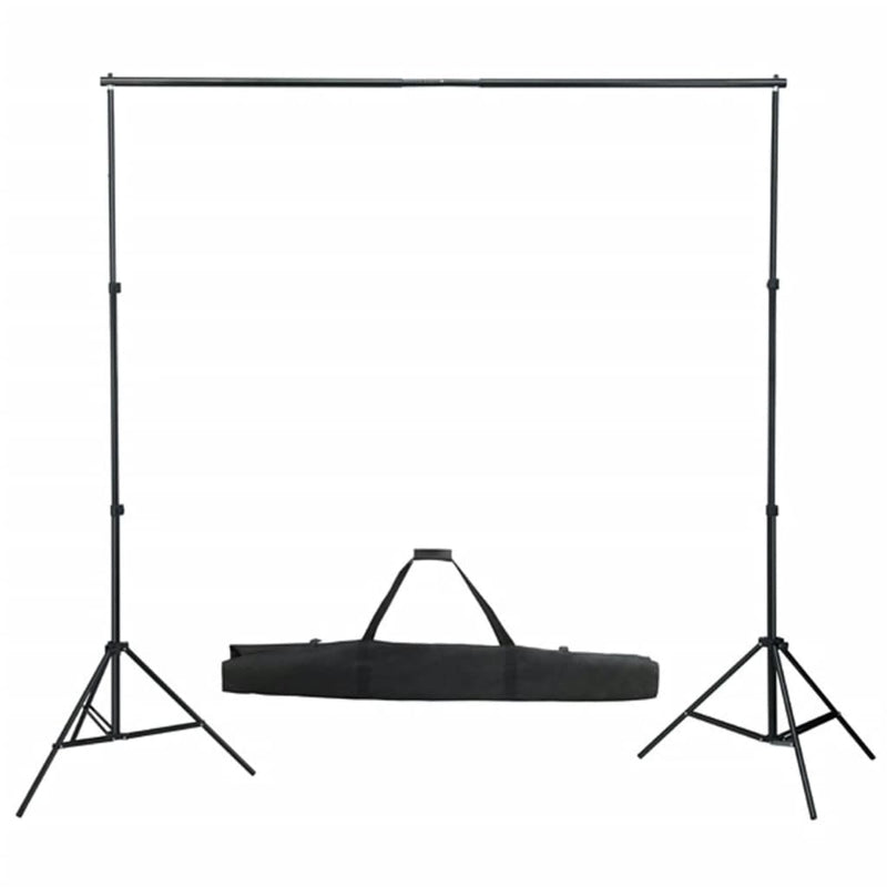 Fotostudio-Set mit Lampen, Schirmen, Hintergrund & Reflektor