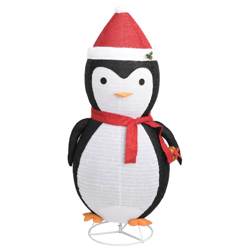 Weihnachtsdekoration Pinguin-Figur LED Luxus-Gewebe 180 cm