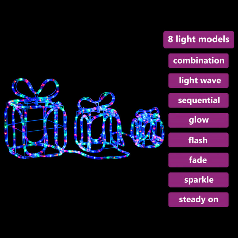 Weihnachtsdekoration Geschenkboxen mit 180 LEDs Indoor Outdoor