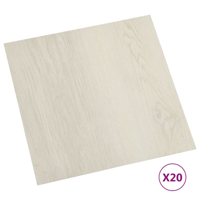 PVC-Fliesen Selbstklebend 20 Stk. 1,86 m² Beige