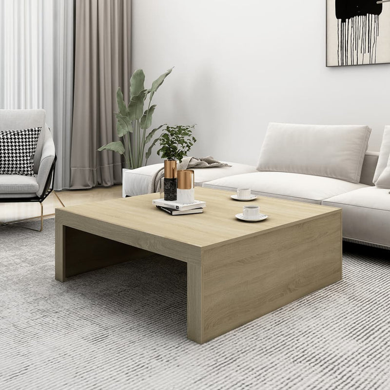 Couchtisch Sonoma-Eiche 100x100x35 cm Holzwerkstoff