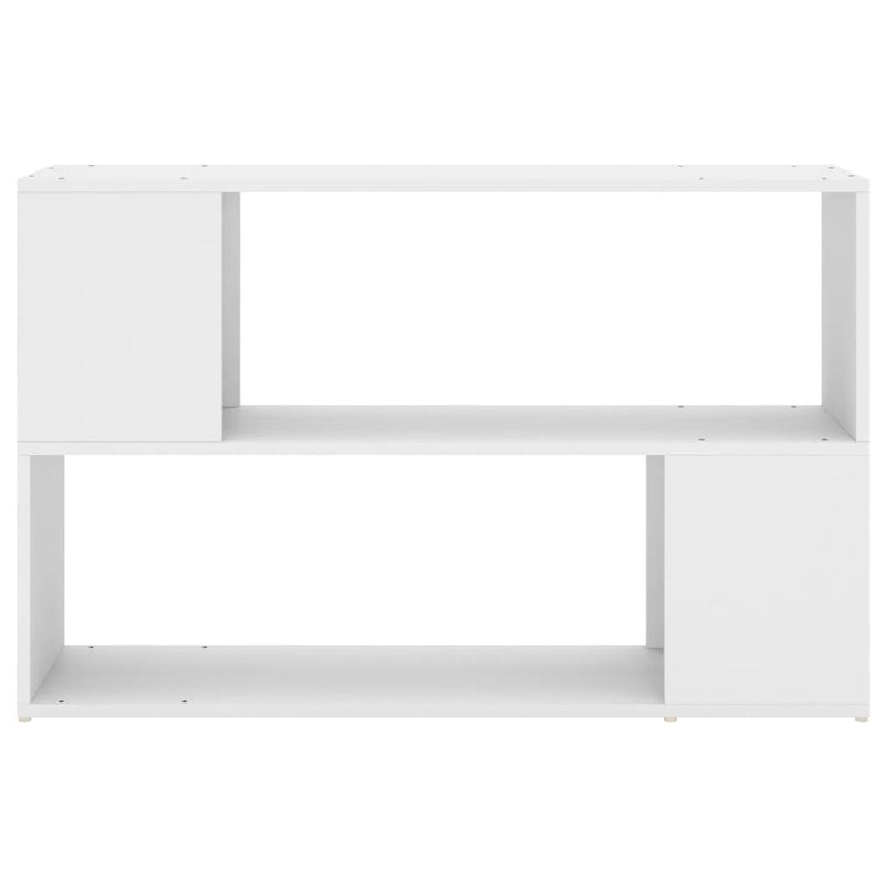 vvidaXL Bücherregal Weiß 100x24x63 cm Holzwerkstoff