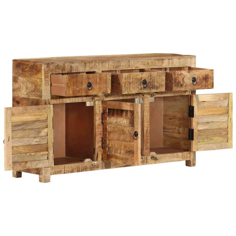 Sideboard 110x30x65 cm Massivholz Mango