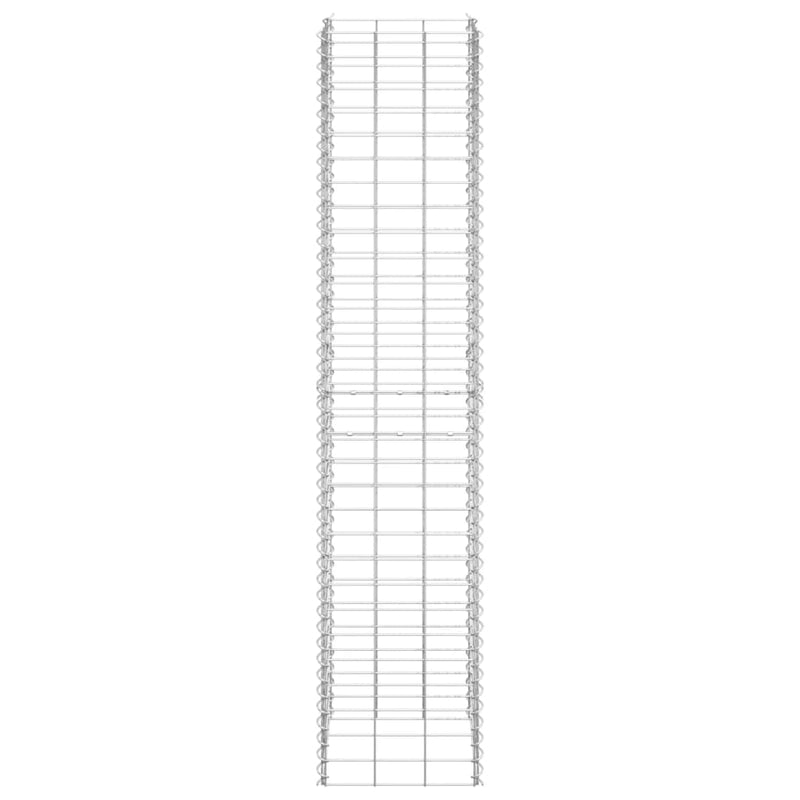 Gabionen-Hochbeete 3 Stk. 30x30x150 cm Eisen