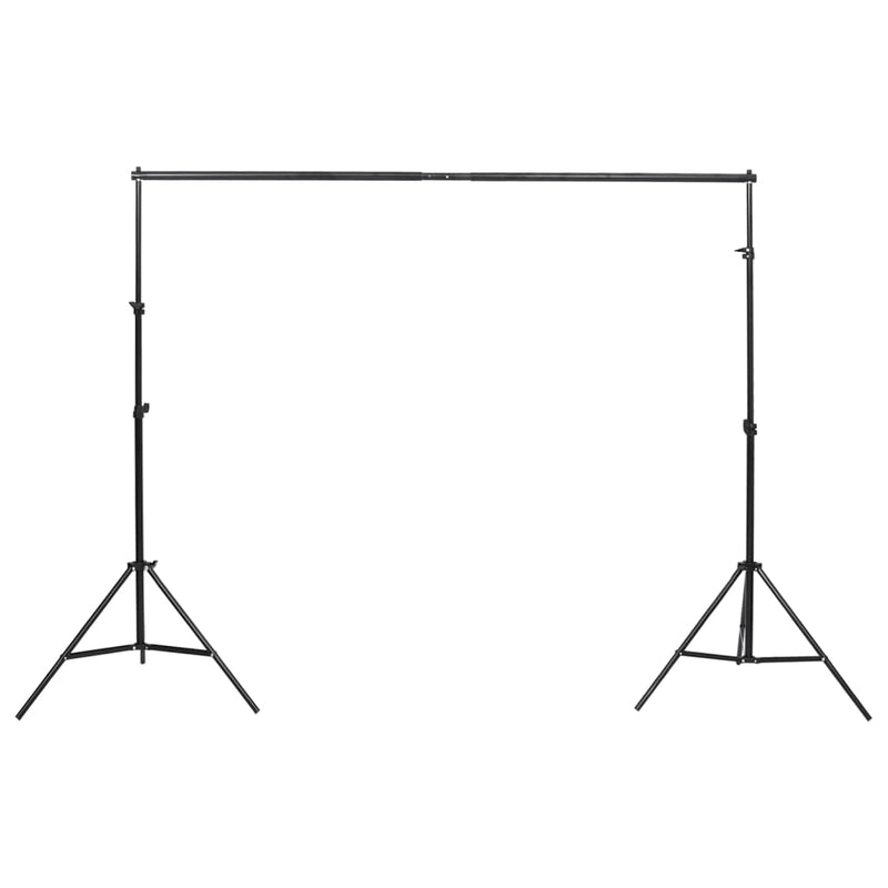 Fotostudio-Set mit Beleuchtung, Hintergrund und Reflektor