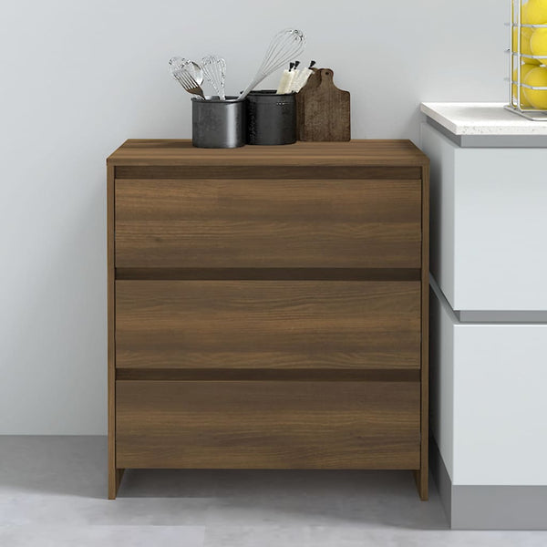 Sideboard Braun Eichen-Optik 70x41x75 cm Holzwerkstoff