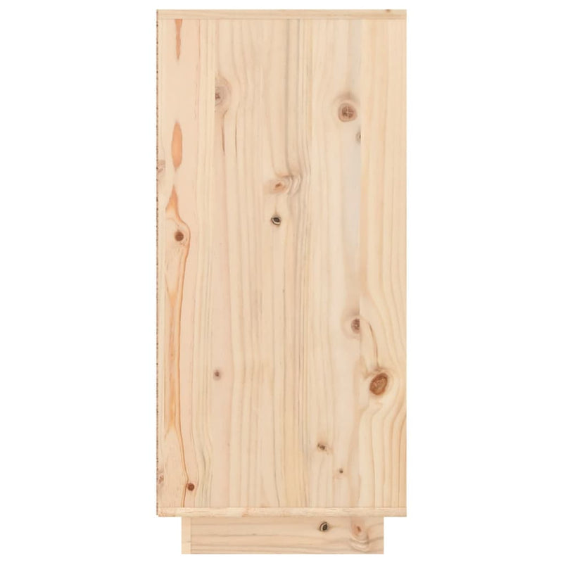 Sideboard 110x34x75 cm Massivholz Kiefer