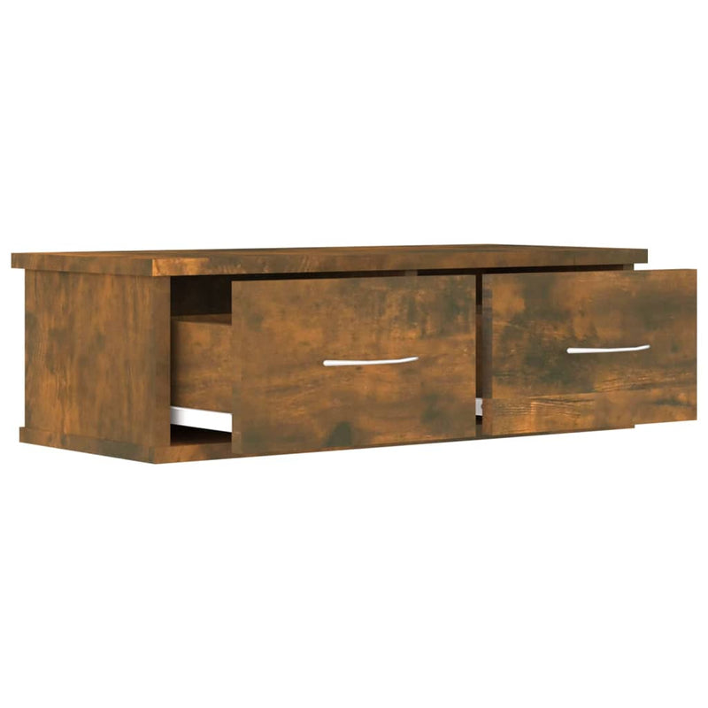 Wandschrank Räuchereiche 60x26x18,5 cm Holzwerkstoff