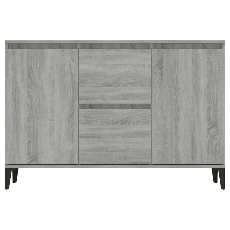 Sideboard Grau Sonoma 104x35x70 cm Holzwerkstoff