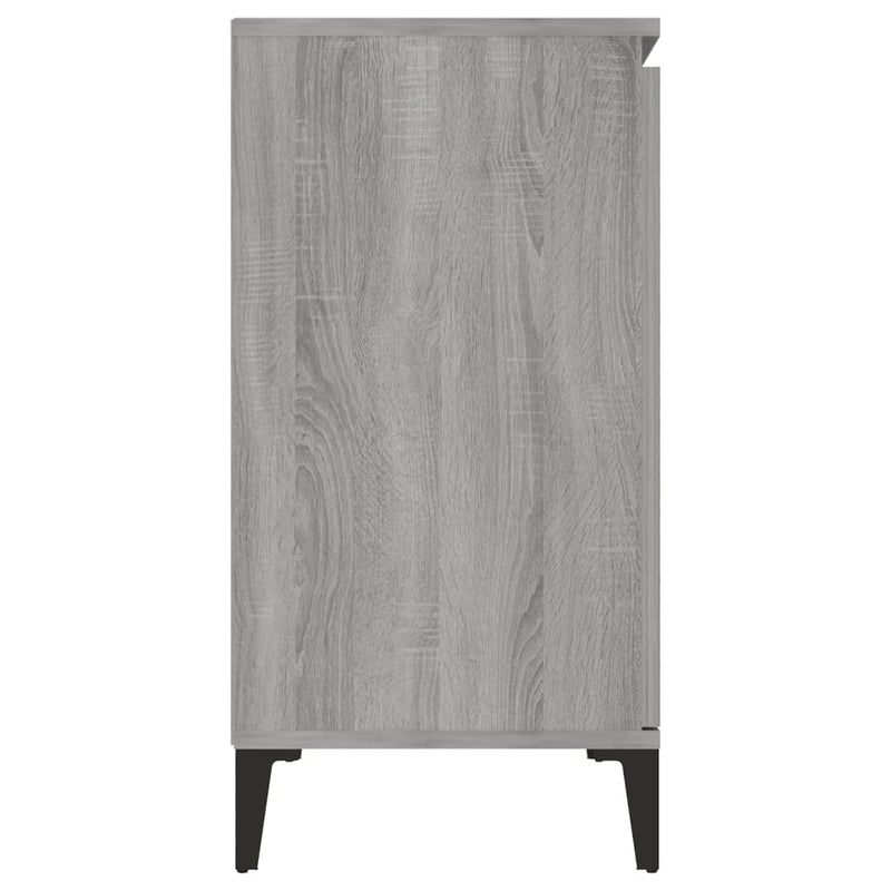 Sideboard Grau Sonoma 104x35x70 cm Holzwerkstoff