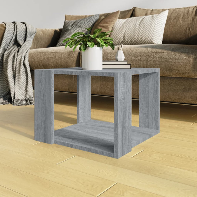 Couchtisch Grau Sonoma 40x40x30 cm Holzwerkstoff