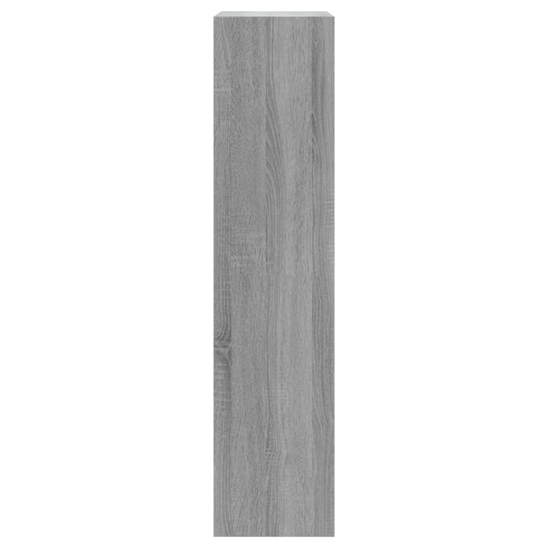 Schuhschrank Grau Sonoma 63x24x103 cm Holzwerkstoff