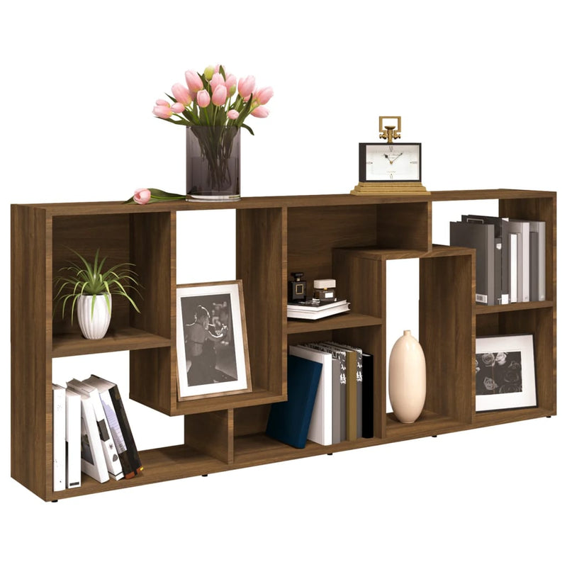 Bücherregal Braun Eiche 67x24x161 cm Holzwerkstoff