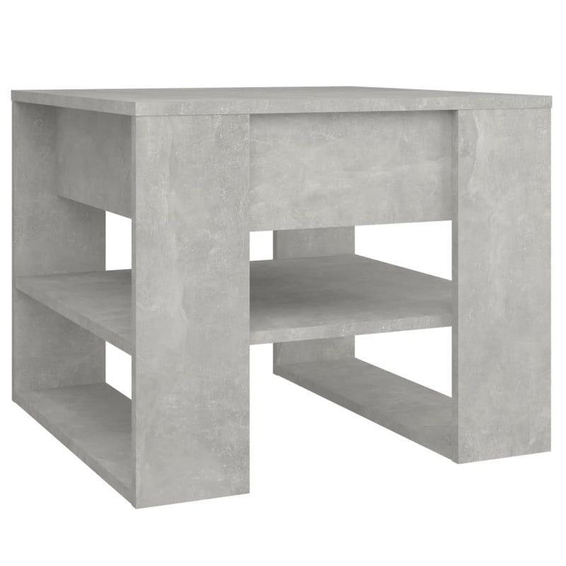 Couchtisch Betongrau 55,5x55x45 cm Holzwerkstoff