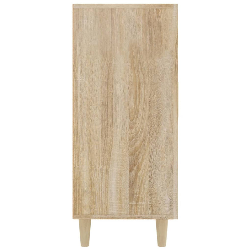 Sideboard Sonoma-Eiche 90x34x80 cm Holzwerkstoff