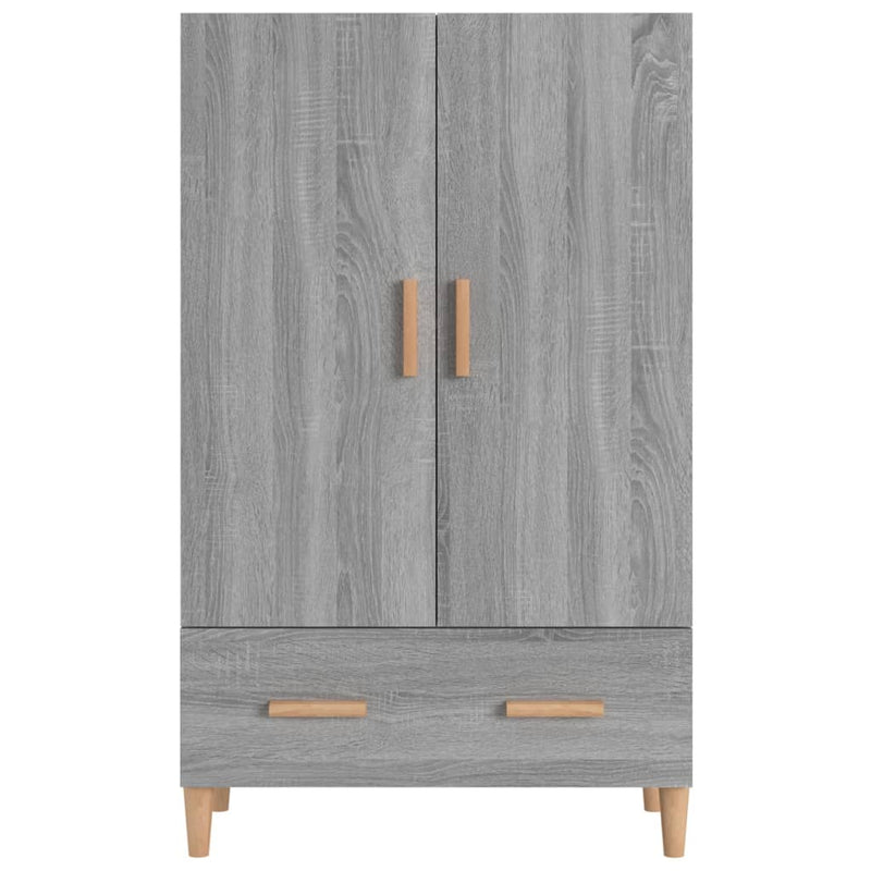 Highboard Grau Sonoma 70x31x115 cm Holzwerkstoff