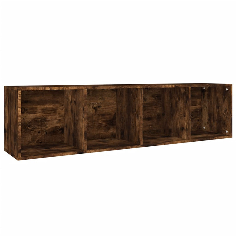 Bücherschrank/TV-Schrank Räuchereiche 36x30x143cm Holzwerkstoff