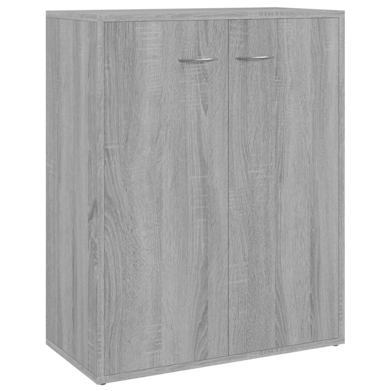 Sideboard Grau Sonoma 60x30x75 cm Holzwerkstoff