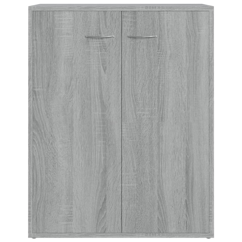 Sideboard Grau Sonoma 60x30x75 cm Holzwerkstoff