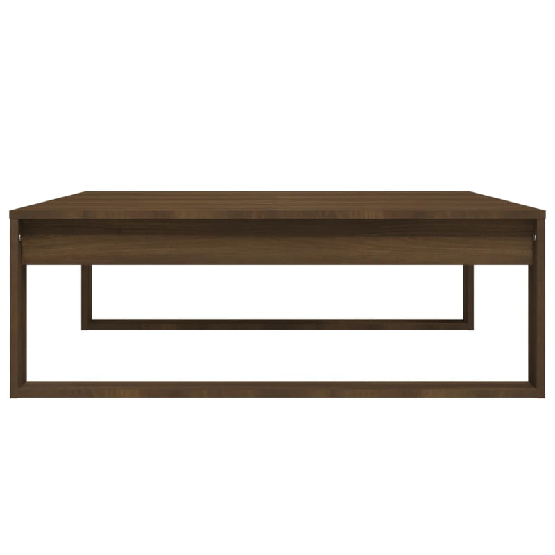 Couchtisch Braun Eichen-Optik 100x100x35 cm Holzwerkstoff