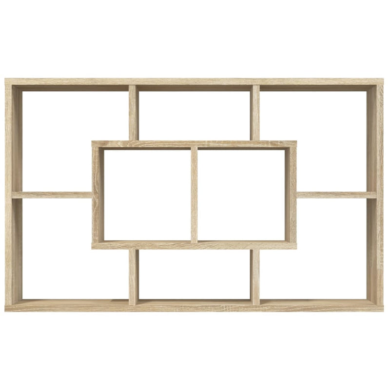 Wandregal Sonoma-Eiche 85x16x52,5 cm Holzwerkstoff