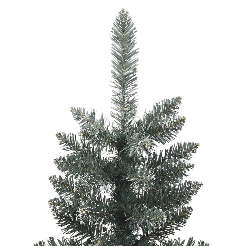 Künstlicher Weihnachtsbaum mit Ständer Schlank Grün 180 cm PVC