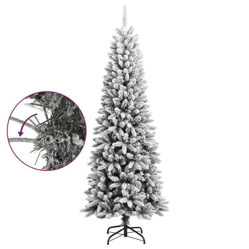 Künstlicher Weihnachtsbaum Beschneit 210 cm PVC&PE