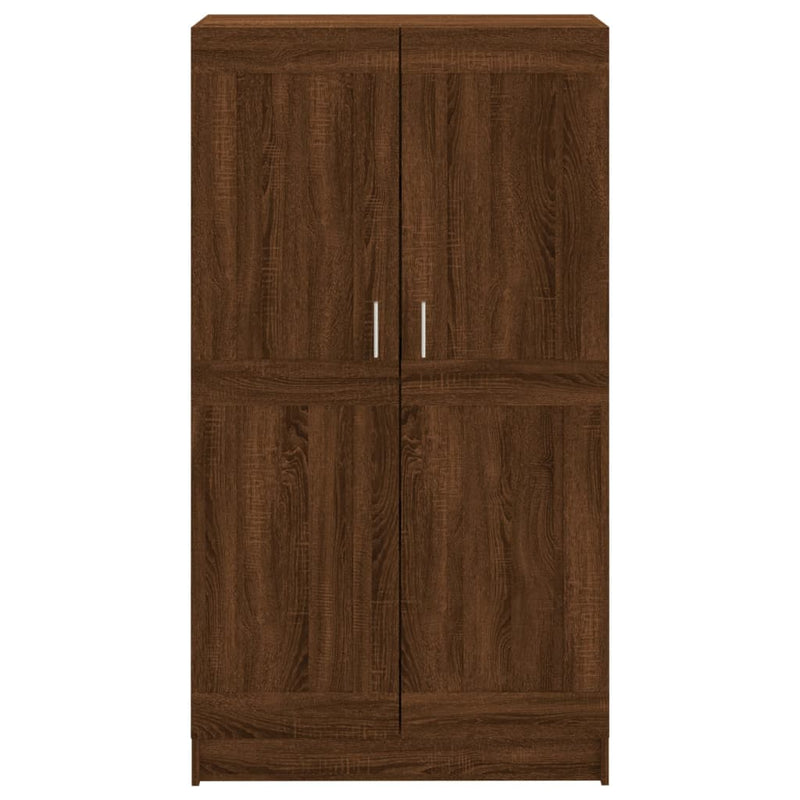 Bücherschrank Braun Eichen-Optik 82,5x30,5x150 cm Holzwerkstoff