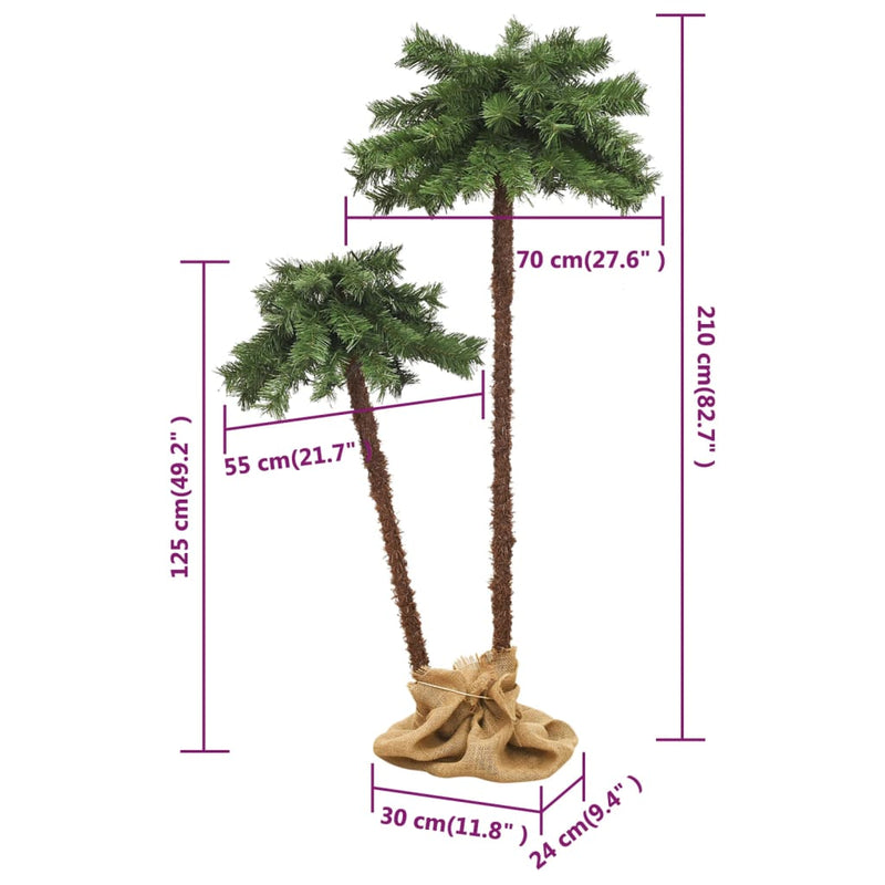 Weihnachtsbaum mit LEDs 125 cm & 210 cm