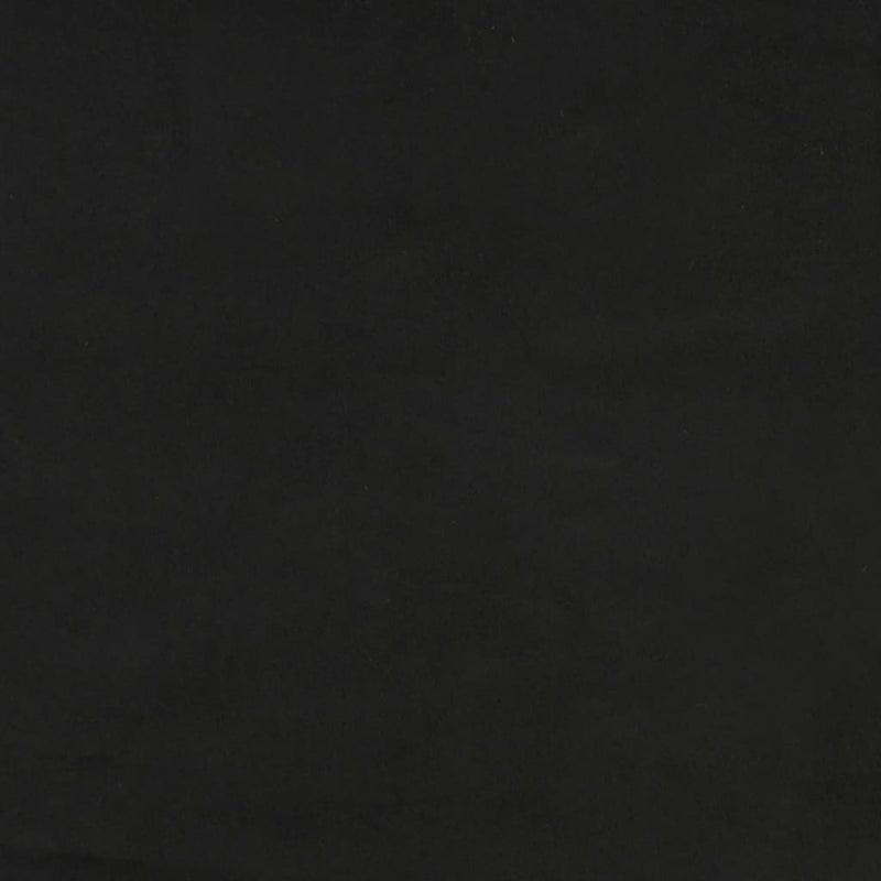 Taschenfederkernmatratze Schwarz 100x200x20 cm Samt