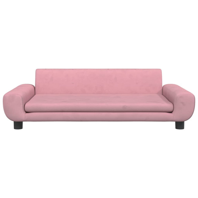 Hundebett Rosa 100x54x33 cm Samt