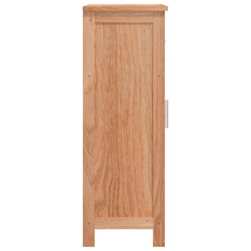 Badschrank 42x29x82 cm Massivholz Nussbaum