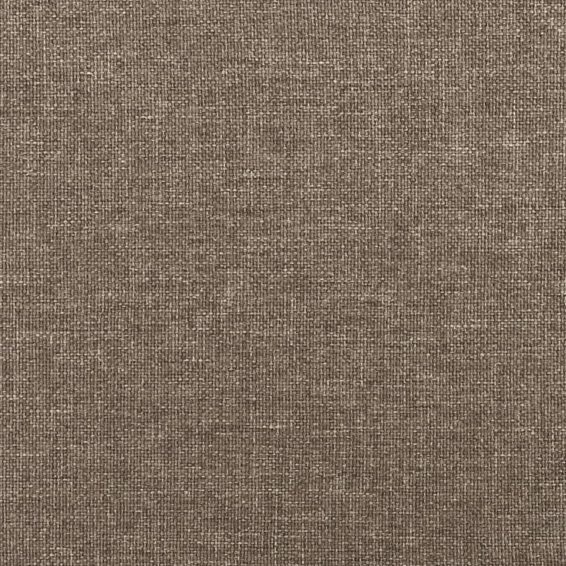 Bettgestell ohne Matratze Taupe 180x200 cm Stoff