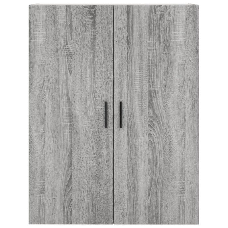 Highboard Grau Sonoma 69,5x34x180 cm Holzwerkstoff