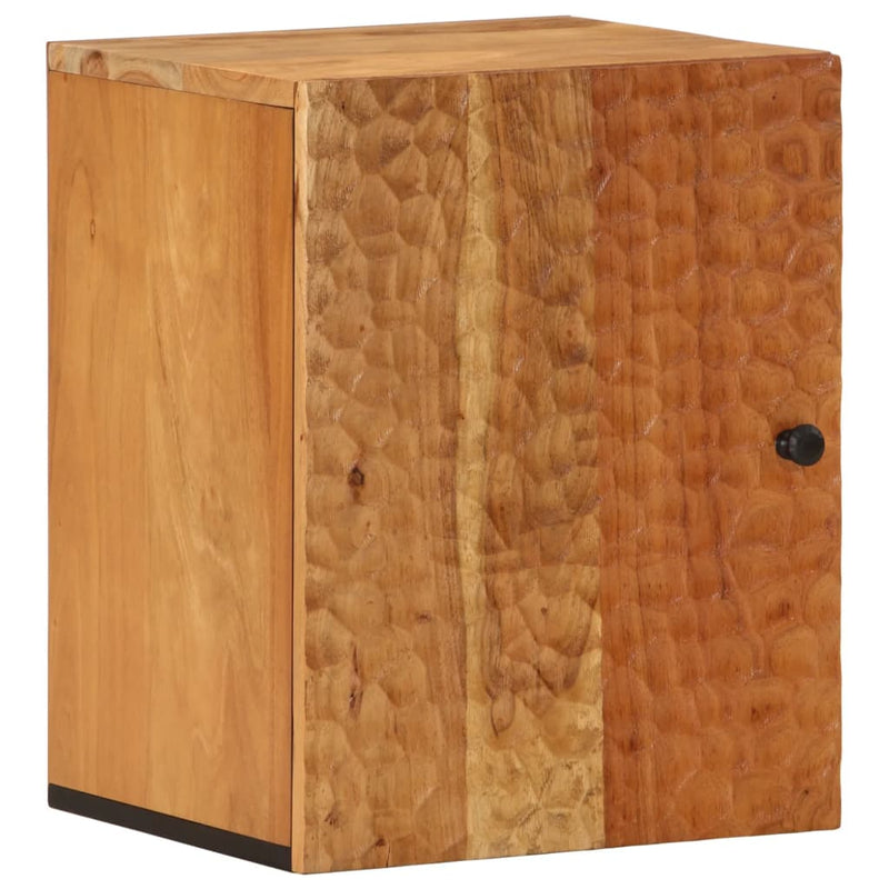 Bad-Wandschrank 38x33x48 cm Massivholz Akazie