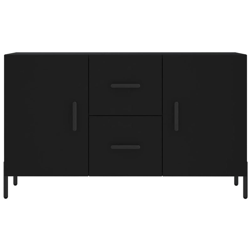 Sideboard Schwarz 100x36x60 cm Holzwerkstoff