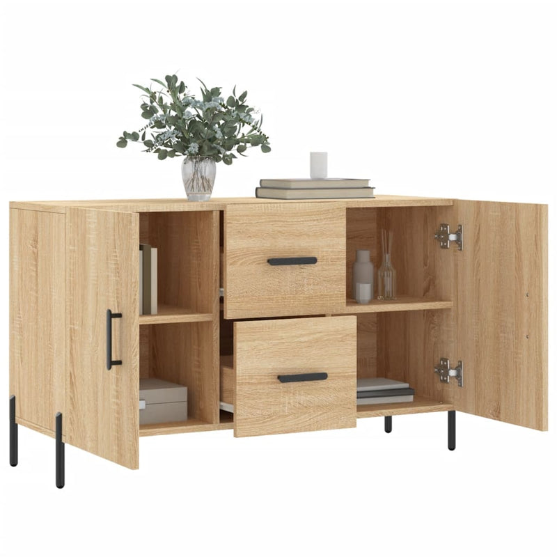 Sideboard Sonoma-Eiche 100x36x60 cm Holzwerkstoff