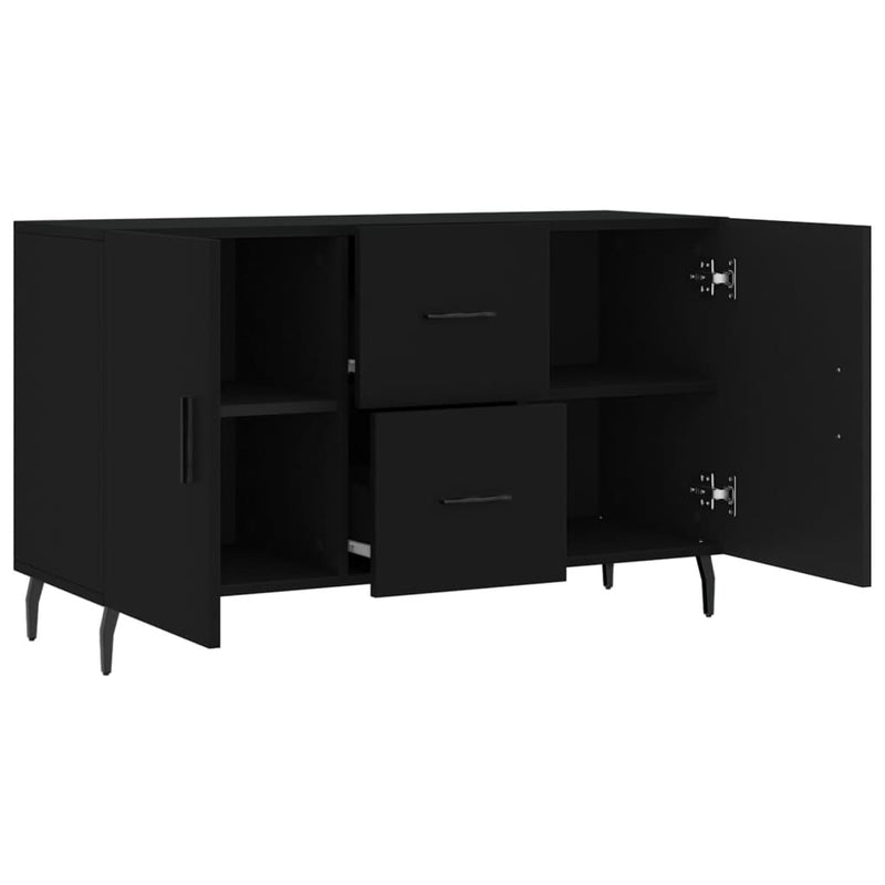 Sideboard Schwarz 100x36x60 cm Holzwerkstoff