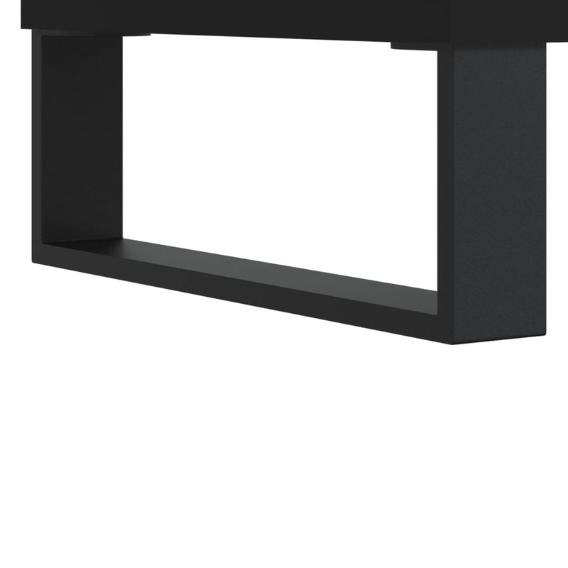 Sideboard Schwarz 100x36x60 cm Holzwerkstoff