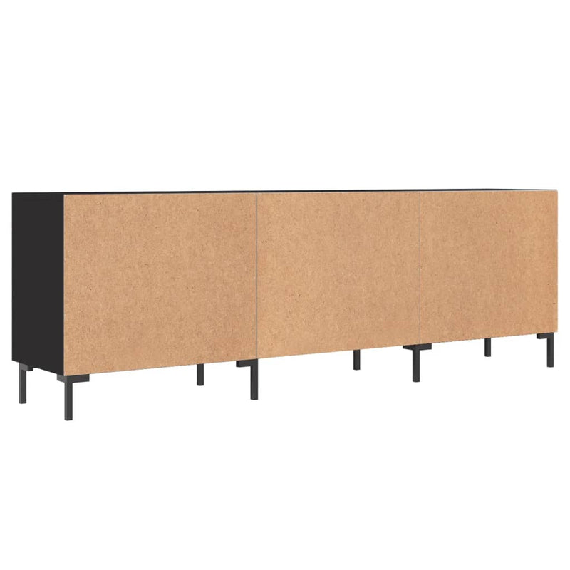 TV-Schrank Schwarz 150x30x50 cm Holzwerkstoff