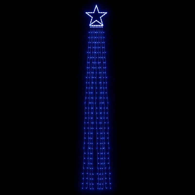 Weihnachtsbaum-Beleuchtung 320 LEDs Blau 375 cm