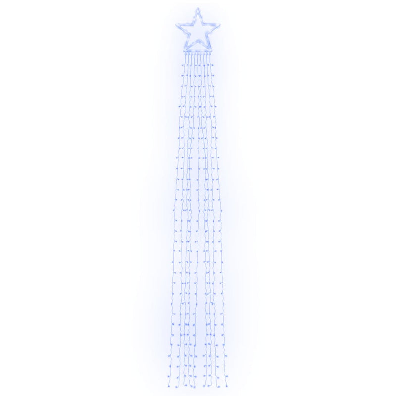 Weihnachtsbaum-Beleuchtung 320 LEDs Blau 375 cm