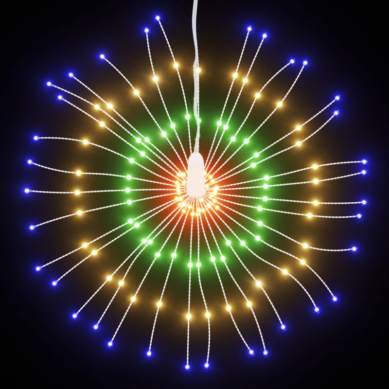 Weihnachtsbeleuchtung Feuerwerk 140 LEDs Mehrfarbig 17 cm