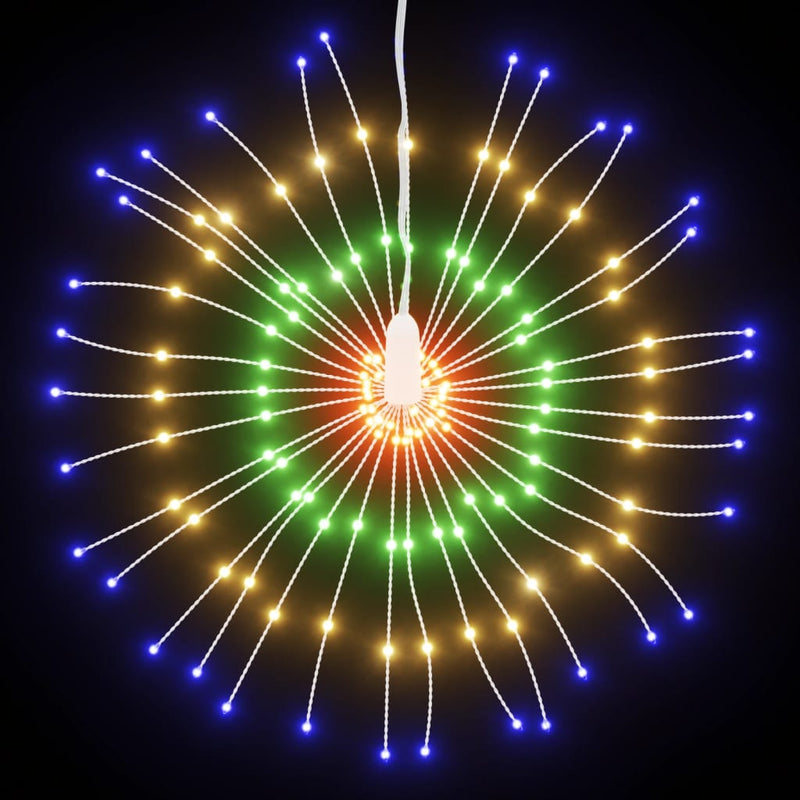 Weihnachtsbeleuchtungen Feuerwerk 4 Stk. 140 LEDs Mehrfarbig