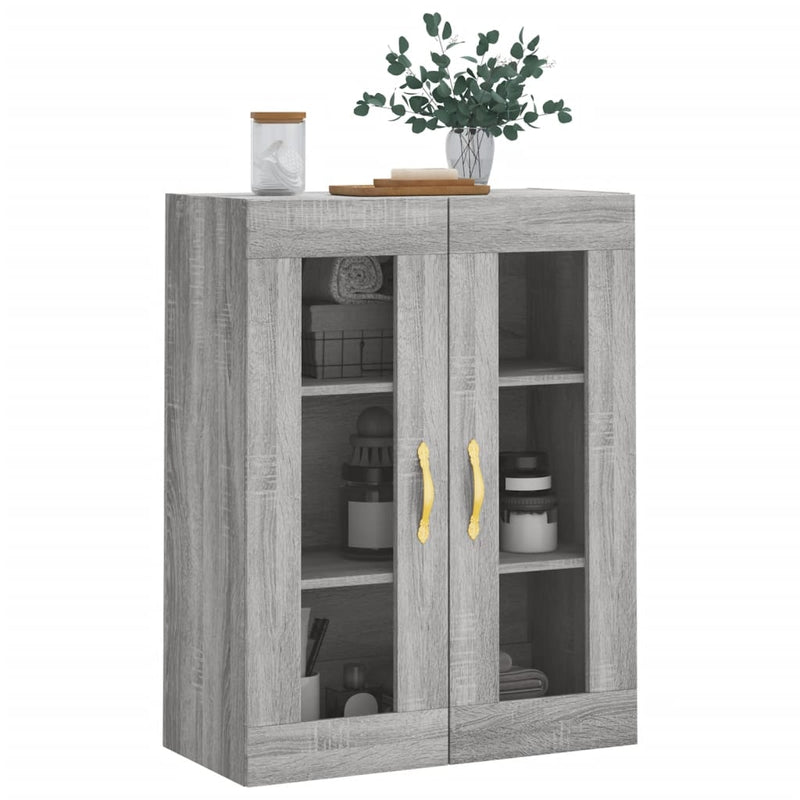 Wandschrank Grau Sonoma 69,5x34x90 cm