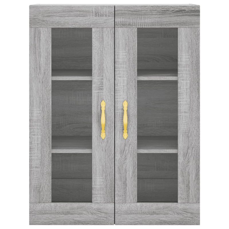 Wandschrank Grau Sonoma 69,5x34x90 cm