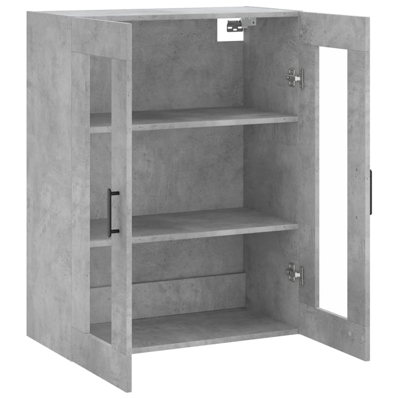 Wandschrank Betongrau 69,5x34x90 cm