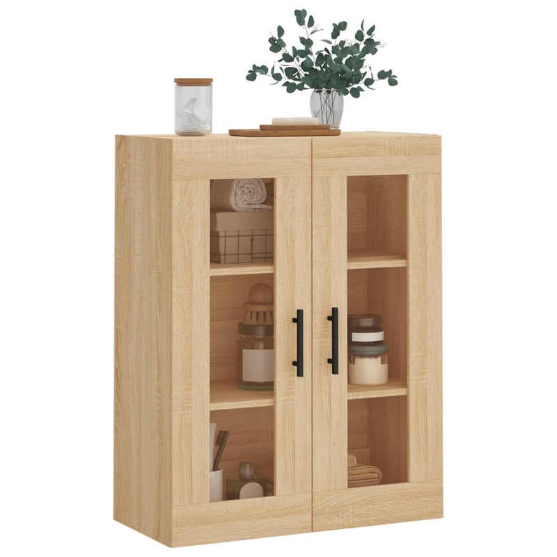 Wandschrank Sonoma-Eiche 69,5x34x90 cm