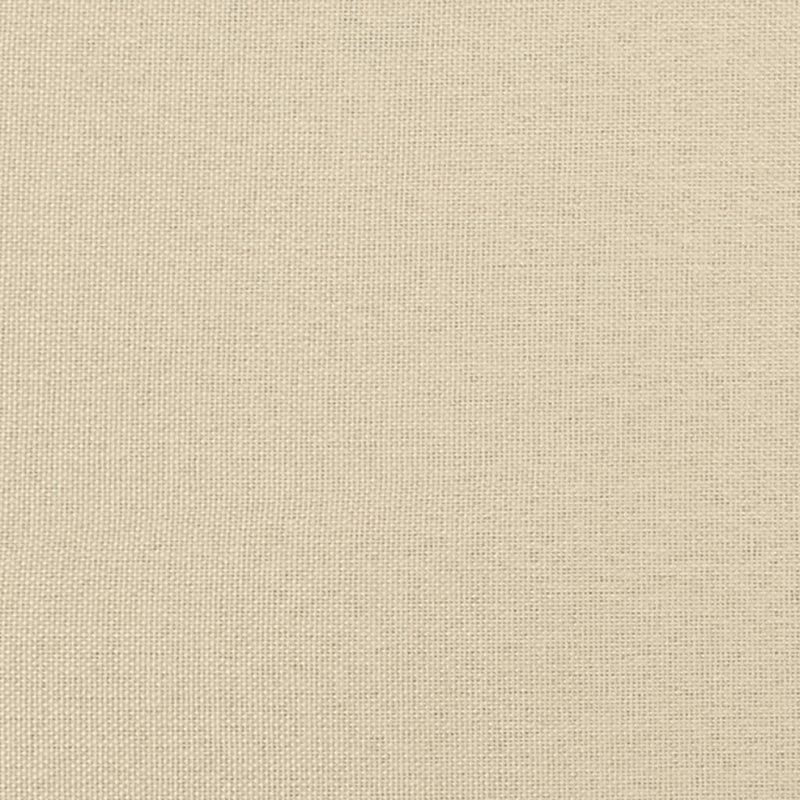 Tagesbett Ausziehbar Creme 90x200 cm Stoff